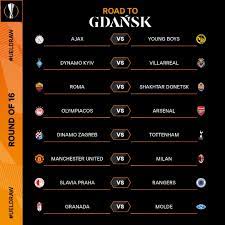We have been drawn against austrian side wolfsberger the round of 32 of the uefa europa league. 2020 21 Europa League Round Of 16 Draw Revealed Bleachers News