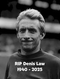 Football legend Denis Law passes away aged 84 Fondly known as "The King" by  Manchester United fans, Denis Law was a pivotal member of the club's  legendary "holy trinity," alongside Sir Bobby