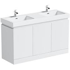 Buy it direct ltd is a limited company registered in england. Mode Hardy White Floorstanding Double Vanity Unit And Basin 1380mm