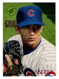 JAYSON PETERSON CUBS RC DRAFT PICK 1995 TOPPS STADIUM CLUB #112
