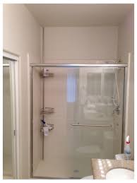 Woodbridge frameless design shower door makes your bathroom more modern and bright, also convenient to slide by using the shower door pull hand. Replace Framed With Frameless Shower Doors