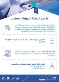 هيئة تقويم التعليم تحدد موعد الرخصة المهنية للمعلمين والمعلمات مدونة المناهج السعودية