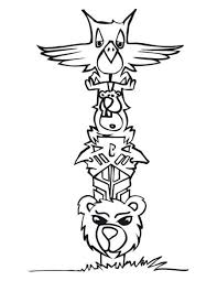Totem Pole Coloring Pages Jpg 900 1164