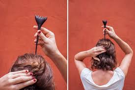 This easy hair stick bun will enable you to make an extensive variety of stylish hairstyles updo hairstyles in just a few seconds your haircut alternatives are limited only by your own special creative abilities. How To Use A Hair Stick Hair Stick Hair Fork And Hair Pin Tutorials