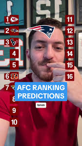 What would you change about my AFC blind rankings for 2024? #NFLRankings  #NFLBlindRankings #AFCRankings @Rianderson • Effect Creator
