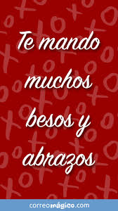 Tarjeta De Amor Besos Y Abrazos Para Compartir Por Whatsapp En Correomagico Com