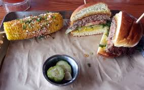 Elote corn (mexican street corn). Old Timer Cheeseburger With A Piece Of Mexican Street Corn Picture Of Chili S Skokie Tripadvisor