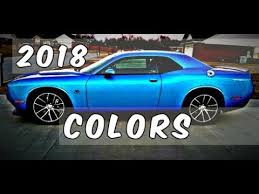 2018 Dodge Challenger Colors Motavera Com
