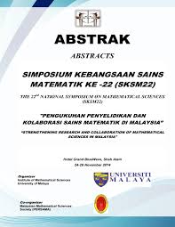 Kita semua mengetahui bahwa kerja adalah sebuah kewajiban. Abstracts Book University Of Malaya