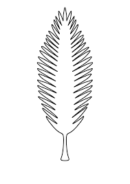 826x1030 hosanna palm leaf coloring page easter template also. Palm Leaf Pattern Template Printable Pdf Download