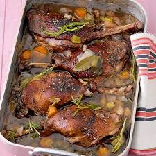 Geschmorte Gansekeulen Rezept Rezepte Gansebraten Rezept Leicht Kochen Rezepte