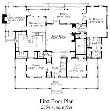 Historic Style House Plan 73854 With 5 Bed 5 Bath Floor Plans House Plans Country Floor Plans