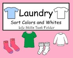 Red clothing is laundry enemy #1, as it is notorious for turning an entire load of whites a pale pink. Sorting Laundry Whites And Colors File Folder By Speciallydesignedspecialed