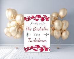 The Bachelor Tv Show Viewing Party Print Mondays Are For The Bachelor Chris Harrison Peter Weber Expect Turbulence Digital Download In 2020 Viewing Party Bachelorette Party Themes Diy Party Planning