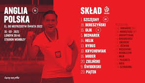 Polacy w czwartym spotkaniu eliminacji do mistrzostw europy 2020 odniosła czwarte zwycięstwo. Sklad Reprezentacji Polski Na Mecz Z Anglia Sportbuzz Meczyki Pl