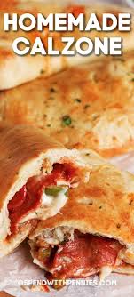 Homemade Calzones Are A Fun Treat For Any Night Of The Week Made With Fillings Like Pepperoni Ham Sausag In 2020 Homemade Calzone Calzone Recipe Calzone Recipe Easy