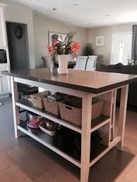 This whole kitchen is ikea kitchen cabinets. Ikea Stenstorp Kitchen Island Hack We Loved This Island But Needed A Larger Counter Space So We Ikea Kitchen Island Stenstorp Kitchen Island Apartment Kitchen