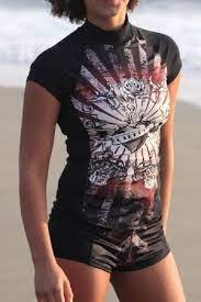 Short Sleeve Rash Guard Swim Top For Women From Girls4sport Fashion Rash Guard Women Clothes