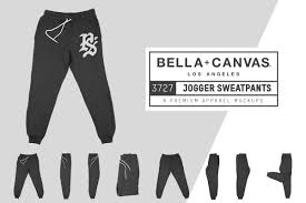 Relax and workout in style in bella + canvas unisex jogger sweatpants. Bella Canvas 3727 Jogger Sweatpants Creative Photoshop Templates Creative Market