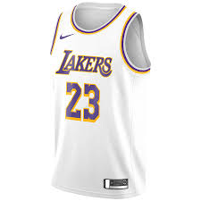 Flex your los angeles lakers fandom by sporting the newest team gear from cbssports.com. Men S Los Angeles Lakers Lebron James Nike White Swingman Jersey Association Edition
