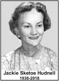 Jackie Sketoe Hudnell (1938-2018)