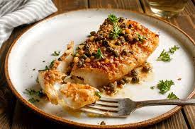Seared Halibut With Anchovies Capers And Garlic Recipe Nyt Cooking