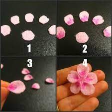 Here In The Waiting Place Felt Fabric Flower Tutorials Fabric Flower Tutorial Fabric Flowers Flower Tutorial