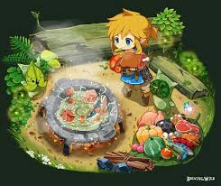 Link Cooking Legend Of Zelda Breath Of The Wild Legend Of Zelda Memes Legend Of Zelda Breath Zelda Art