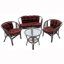 Wer sich gerne in seiner freizeit der gartenarbeit widmet und fleißig blumenbeete anlegt, der möchte im frühling und im sommer seine kreationen auch bestaunen. Garten Sitzgruppe Rattan Bahama 10 Tlg Braun Mojawode Livestyle Und Wohndekoration