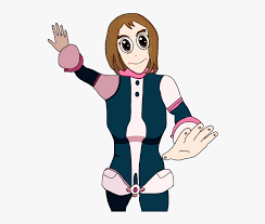 Drawing tutorials of my hero academia. Ochaco Drawing My Hero Academia Drawings Ochaco Hd Png Download Kindpng