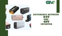 Difference Between 24v and 48v Inverter - GVE
