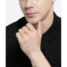 Large Men's Rings Size 15 Moon Large Silver Signet Ring