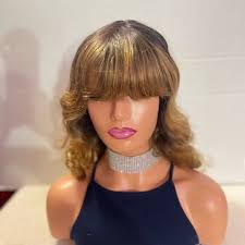 Two Toned Human Hair Wig