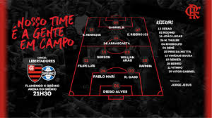 Diego e bruno henrique seguem fora. Saiu Confira A Escalacao Do Flamengo Para Semi Da Libertadores Contra O Gremio Flamengo Coluna Do Fla