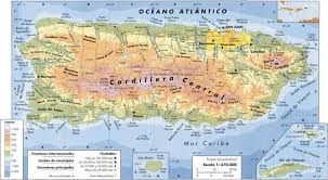 Montanas De Puerto Rico Mapa Topografico Puerto Rico Mapa De Puerto Rico