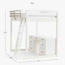 It is just so special compared to most loft beds for children cost $200 to $400. Waverly Loft Bed With Desk Storage Pottery Barn Teen