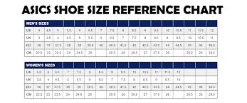 Asics Running Shoe Size Conversion Chart Size Charts