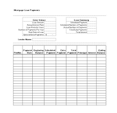 Excel Mortgage Template With Extra Payments Merrier Info