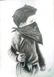 Pencil Drawing Punk Kid With Spray Pencil Drawings Drawings Art
