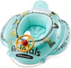 Buy Free Swimming Baby Inflatable Airplane Swimming Float Seat Boat Pool Swim Ring For Toddler Online In Usa B07qs74jd5