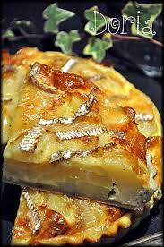 Tartes Aux Pommes De Terre Et Brie De Meaux La Cuisine De Doria Recettes De Cuisine Tarte Pomme De Terre Recette