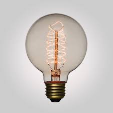 25 Watt Incandescent G95 Globe Vintage Edison Light Bulb Spiral Filament E26 Base On Sale Now From Paperlanternstore At The Best Bulk Wholesale Prices
