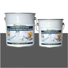 Soit 4,15 € / l. Peinture Etanche Elastique Pour Protection Facade Gris Perle 2 5 Kg Gris Perle