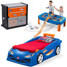 Hot Wheels Bedroom Combo By Step2 Is One Of Our Most Popular Race Car Bedroom Sets Set Contains A Bed D Hot Wheels Bedroom Kids Race Car Bed Cars Bedroom Set