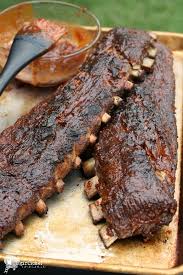 Apple Barbecue Grilled Ribs Ribs On Grill Food Rib Recipes