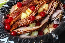 I would recommend serving this with some of the sauce in the crockpot for even more delicious flavor. Slow Cooker Spiral Ham I Heart Recipes