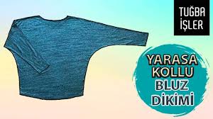 Yarasa Kol Bluz Dikimi Japone Kol Bluz Pratik Uzun Kollu Bluz Yapimi Bluz Bluz Tasarimlari Moda Dikis