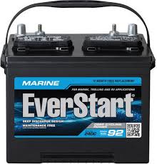 Diehard silver marine/rv deep cycle batteries give you peace of mind on the open water or road. 605388022837 Everstart Group Size 24dc Marine Battery