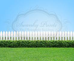 The Grass Is Always Greener On The Other Side Of The Fence Meaning 6ft X 5ft Vinyl Photography Backdrop White Fence Fence Landscaping Fence Art Green Fence
