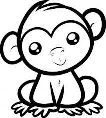 Panda drawing easy toddler drawing bear drawing how to draw panda drawing eyes cute easy drawings art how to draw a baby monkey cute and easy | cartoon monkey drawing step by step. Animals How To Draw A Chimpanzee For Kids Easy Animal Drawings Monkey Coloring Pages Monkey Drawing Cute
